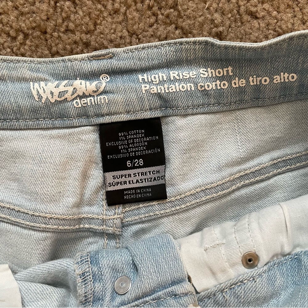 Mossimo High Rise Jean Shorts - Picture 3 of 3